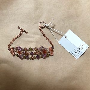 NWT Swavorski Rose Gold Bracelet